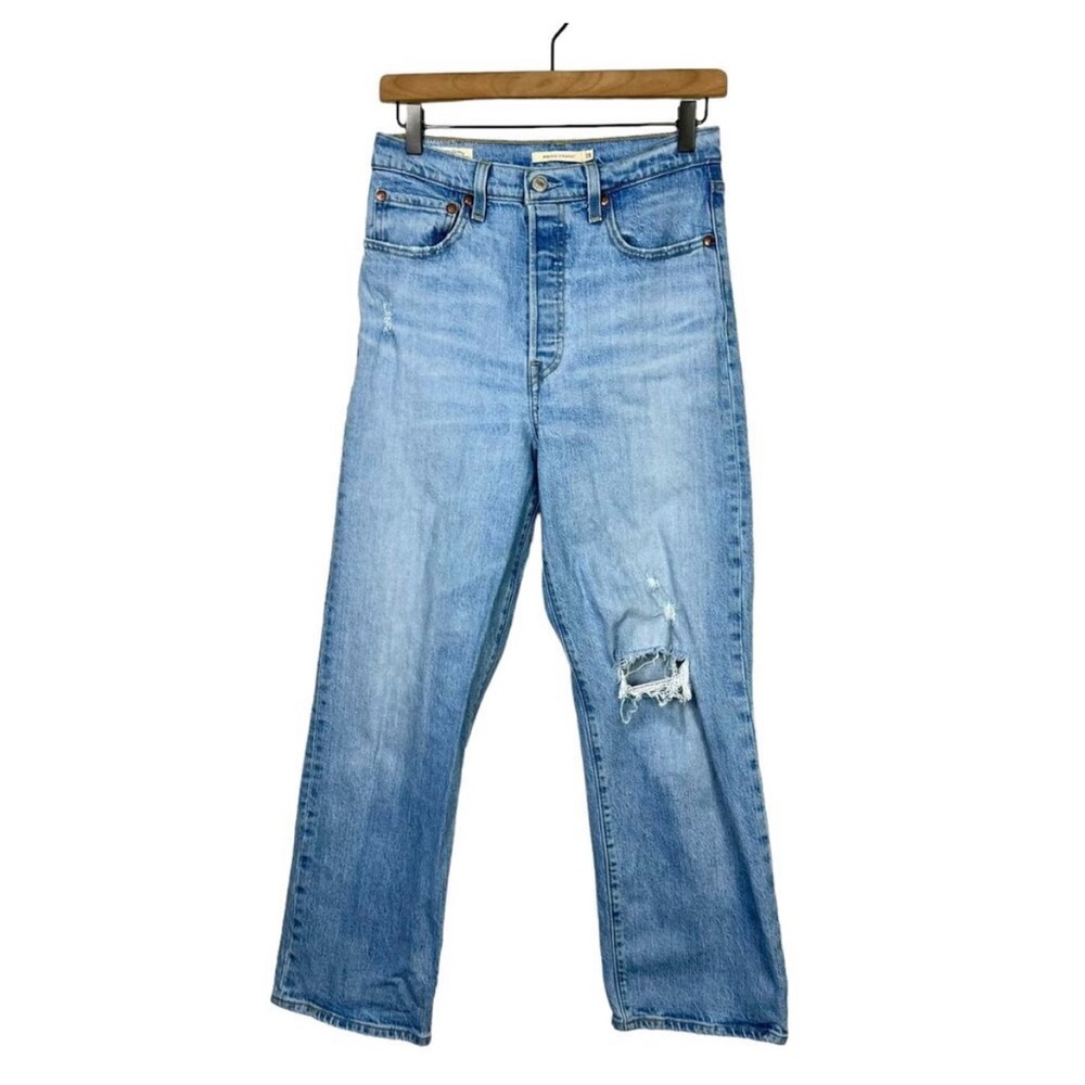 Levi Ribcage Straight Ankle Jean (27) Tango Light